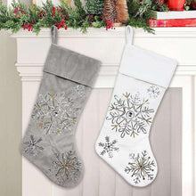 BerkleyJensen2pk-ChristmasStocking-Snowflakes1-_2 - USA Mega Market