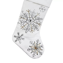 BerkleyJensen2pk.ChristmasStocking_Snowflakes3 - USA Mega Market