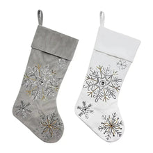 Berkley Jensen 2 pk. Christmas Stocking, Snowflakes