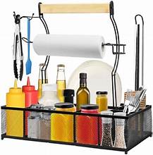 Berkley Jensen Barbecue Serving Caddy - Black