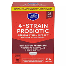 Berkley Jensen Probiotic Digestive System Support Capsules, 84 ct.