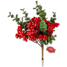 Berry Decorative Christmas Clip Ornament, Red, 7", by Holiday Time