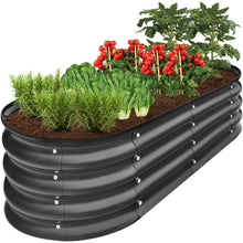 Best-Choice-Products-4x2x1ft-Outdoor-Raised-Metal-Oval-Garden-Bed-Planter-Box-for-Vegetables-Flowers-Charcoal_c0ecf768-cf53-4ab3-93d4-161ad36a466e.2afcf88b4554b8c4df6adf43d24e7a96 - USA Mega Market