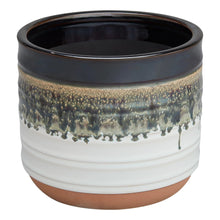 Better Homes & Gardens Round Black Ceramic Nikolaos Plant Planter