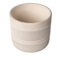 Better Homes & Gardens 8" x 8" x 7.2" Round White Ceramic Tye Plant Planter
