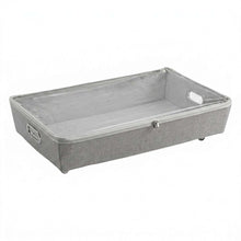 Better Homes & Gardens Under the Bed Rolling Storage Organizer Bin with Zipper for Sorting Shoes and Clothing, Gray
