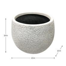 Better Homes and Gardens 13 inch Resin Moon Planter Luna Planter - Durable Weather-Resistant Pot