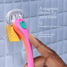Billie Women’s Razor Kit, 1 Handle + 2 x 5-Blade Refills + Magnetic Holder, Malibu Color