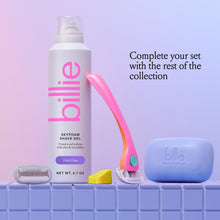 Billie Women’s Razor Kit, 1 Handle + 2 x 5-Blade Refills + Magnetic Holder, Malibu Color