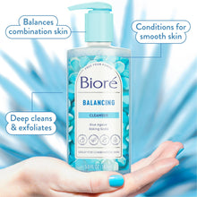 (3 PACK ) Bioré Balancing Face Wash, PH Balanced Face Cleanser, Combination Skin Care, 6.77 oz