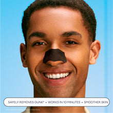(3 PACK ) Biore Men's Skincare Charcoal Deep Cleansing Blackhead Remover Pore Nose Strips for Skin Care, 6 Ct
