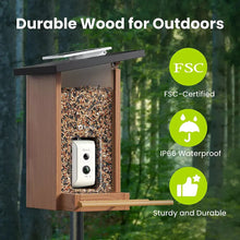 BirdfySmartBirdFeederEbonywithCameraandSolarPanel2 - USA Mega Market