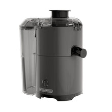 BLACK+DECKER Fruit & Vegetable Juicer Extractor, 400-Watt, Quiet, Black Plastic