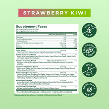 Polvo de verduras y superalimentos Bloom Nutrition, fresa y kiwi, 0,5 libras.