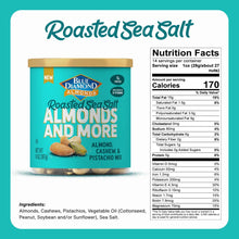 Blue Diamond Almonds and More, Roasted Sea Salt Mixed Nuts with Almonds, Cashews and Pistachios for Snacking, 14 oz.