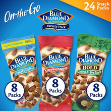 Blue Diamond Almond Variety Pack, .75 oz., 24 pk.