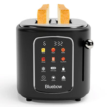 Bluebow-2-Slice-Touchscreen-Toaster-Stainless-Steel-Removable-Tray-Kitchen-Appli - USA Mega Market