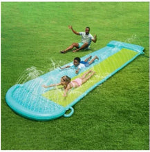 Bluescape18ftBlueDoubleLaneWaterSlideRacer_withSprinklers_Age5to12_Unisex2_20a50245-69a2-4d3a-8478-77c5a79c1131 - USA Mega Market