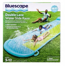 Bluescape18ftBlueDoubleLaneWaterSlideRacer_withSprinklers_Age5to12_Unisex6 - USA Mega Market