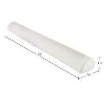 Bluestone Toddler Bed Bumper for Twin, Full, Queen, and King Beds (White)