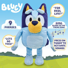 Bluey Talking and Interactive 13 in Plush Toys for Preschoolers 3-6 Years