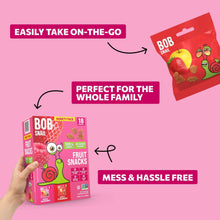 Bob Snail Fruit Snacks Variety Pack, Apple-Strawberry & Apple-Raspberry, 0.7 oz., 18 pk.