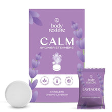 Body Restore 3 Count Aromatherapy Shower Steamers, Essential Oils, Lavender (Pack of 3 )