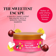 Bodycology Love You Cherry Much Exfoliating Sugar Scrub, 10.5 oz (4 PACK )