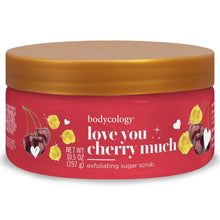 Bodycology Love You Cherry Much Exfoliating Sugar Scrub, 10.5 oz (4 PACK )