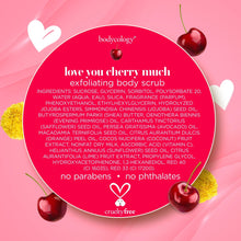 Bodycology Love You Cherry Much Exfoliating Sugar Scrub, 10.5 oz (4 PACK )
