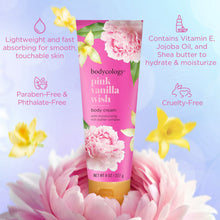 (5 pack) Bodycology Pink Vanilla Wish Shea Butter Body Cream 8 oz