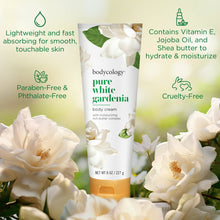 ( 4 pack) Bodycology Pure White Gardenia Shea Butter Body Cream, 8 oz
