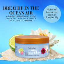 Bodycology Resting Beach Face Exfoliating Sugar Scrub, 10.5 oz (4 PACK )