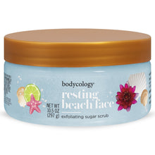 Bodycology Resting Beach Face Exfoliating Sugar Scrub, 10.5 oz (4 PACK )