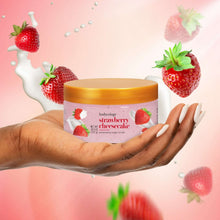 (3 PACK ) Bodycology Strawberry Cheesecake Exfoliating Sugar Scrub, 10.5 oz
