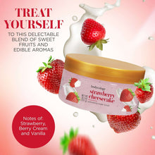 (3 PACK ) Bodycology Strawberry Cheesecake Exfoliating Sugar Scrub, 10.5 oz