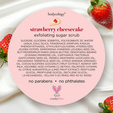 (3 PACK ) Bodycology Strawberry Cheesecake Exfoliating Sugar Scrub, 10.5 oz