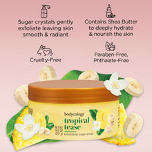 Bodycology Tropical Tease Exfoliating Sugar Scrub, 10.5 oz (3 PACK )