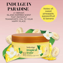Bodycology Tropical Tease Exfoliating Sugar Scrub, 10.5 oz (3 PACK )