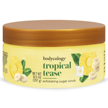 Bodycology Tropical Tease Exfoliating Sugar Scrub, 10.5 oz (3 PACK )
