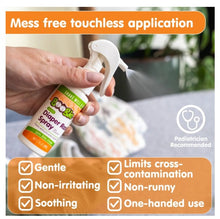 Spray líquido para la dermatitis del pañal Boogie No-Rub con óxido de zinc, 50 ml