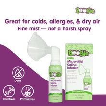 Boogie Sterile Drug-Free Micro-Mist Saline Inhaler for All Ages