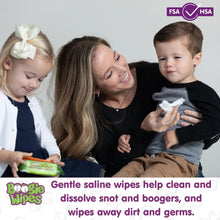 Boogie Wipes Saline Nose Wipes, Hypoallergenic & Alcohol-Free, Fresh Scent, 45 Count