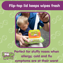 Boogie Wipes Saline Nose Wipes, Hypoallergenic & Alcohol-Free, Fresh Scent, 45 Count