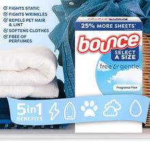 BounceSelectaSizeFree_GentleDryerSheets_Unscented_400ct.1 - USA Mega Market