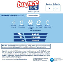 BounceSelectaSizeFree_GentleDryerSheets_Unscented_400ct.7 - USA Mega Market