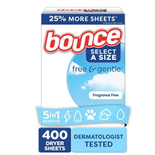 BounceSelectaSizeFree_GentleDryerSheets_Unscented_400ct.8 - USA Mega Market