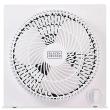 Black + Decker 9" Box Fan - White