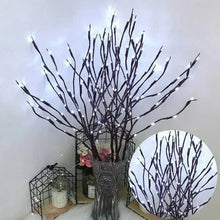 Pretty Comy 30" 20LED Lighted Branches Battery Operated Warm White Led Twigs Lighted Willow Branches Vase Fillers for Christmas Home Party Decoration Indoor Outdoor Use