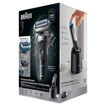 Braun Electric Razor for Men Series 7, Electric Shaver, 4-in-1 Clean & Charge Center, Travel Case, S7 7171cc